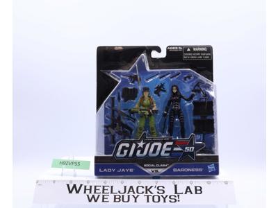 Lady Jaye vs Baroness Social Clash 50th Anniversary Two Pack Gi Sealed Joe MISB