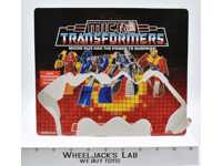 Race Car Patrol Cardback 1988 Vintage Hasbro G1 Transformers Action Figure