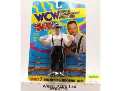 Big Bubba Rogers Series 3 WCW Collectible Wrestlers MOSC Original Toymakers 1994
