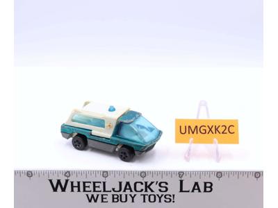 The Heavyweights Ambulance Aqua 1969 Redline Hot Wheels Mattel Vintage