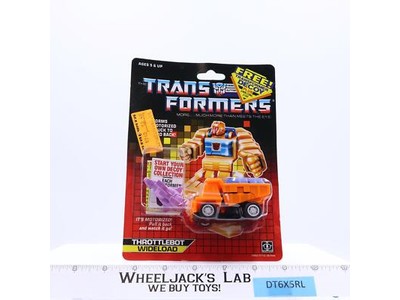Wideload Throttlebot W/Decoy MOSC 1986 Vintage Hasbro G1 Transformers Figure