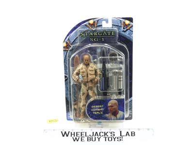 Desert Combat Teal'c Stargate SG-1 Series 4 MOSC Diamond Select Toys Figure 2007