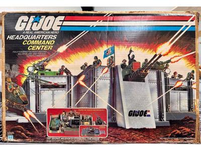 Headquarters Command Center 100% Complete W/Box GI Joe 1983 Hasbro Playset