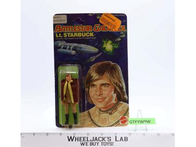 Lt. Starbuck W/Card & Bubble Battlestar Galactica 1979 Vintage Action Figure