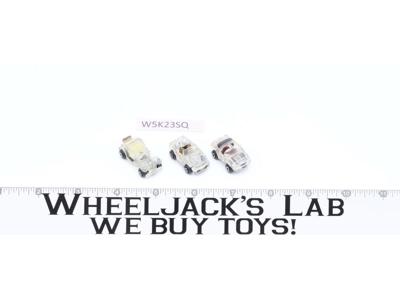 Lot of 3 Clear Trucks 1988-89 Vintage Galoob Micro Machines