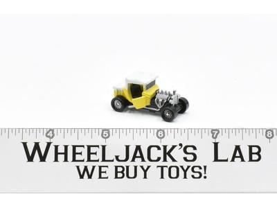 Deluxe Ford T Bucked Roadster Yellow 1988 Vintage Galoob Micro Machines