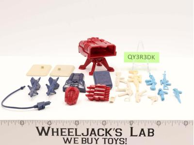 Lot Battle Gear Accessory 4 Set 4 Complete 1986 Weapons G.I. Joe Vintage