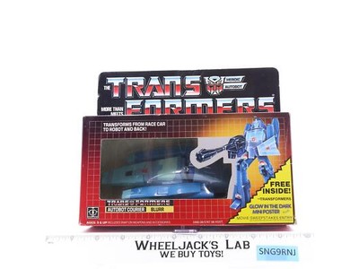 Blurr MOSC NEW POSTER BOX 1986 Vintage Hasbro G1 Transformers Action Figure