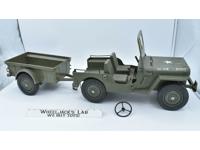 Combat Jeep 7000 W/ Trailer GI Joe 1965 Vintage Vehicle Action Figure
