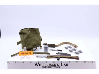 GI Joe Paratrooper Accessory Near Complete Action Marine Equipment Set 12" 1964