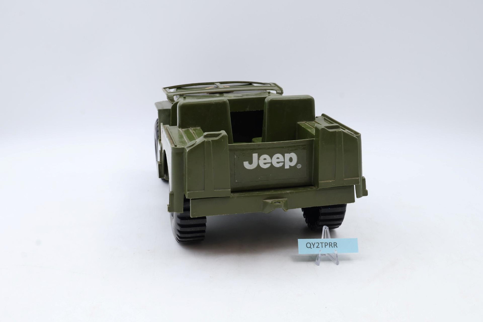 Plastic Green Army Jeep 1973 Empire Carolina Enterprises Military Toy Car