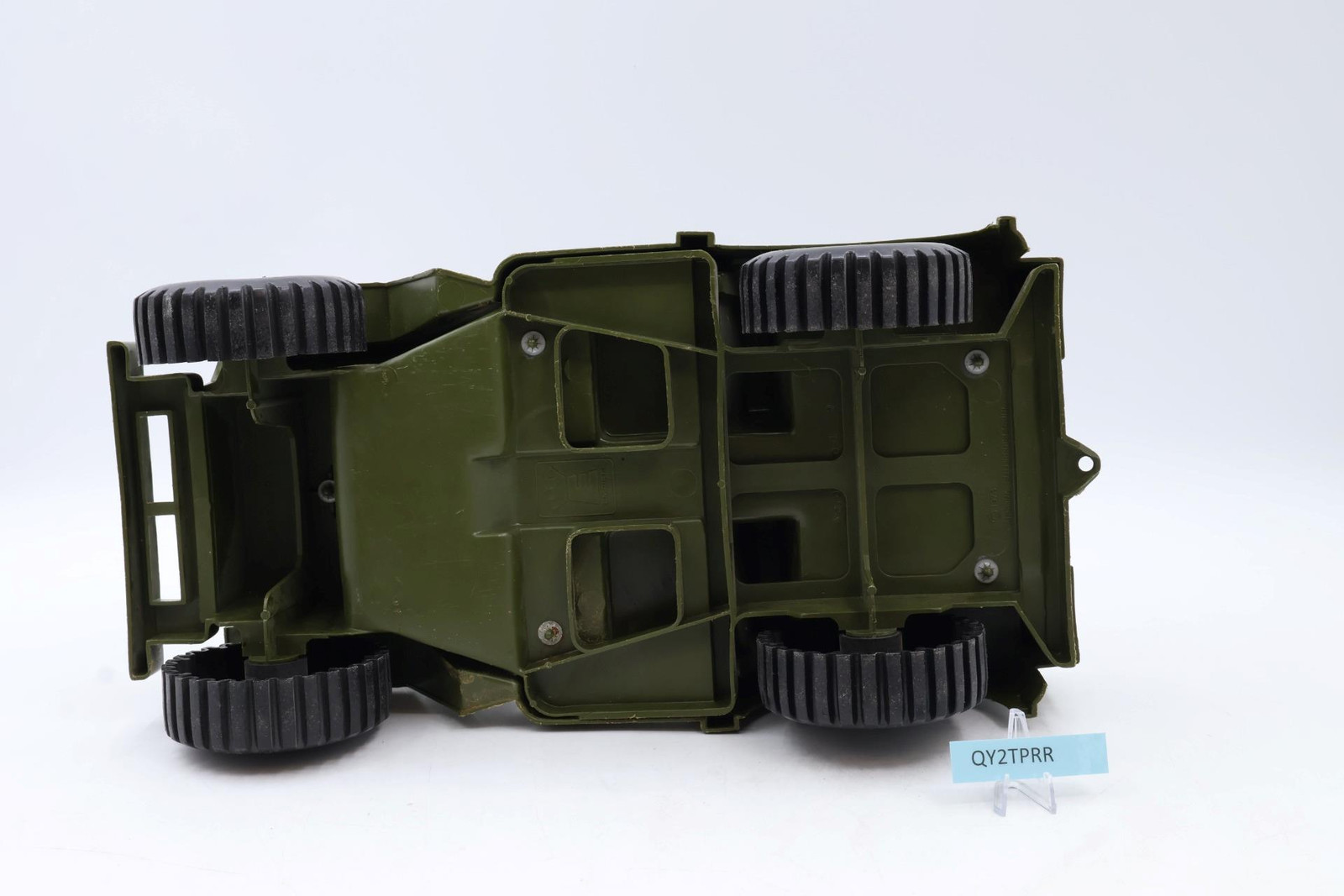 Plastic Green Army Jeep 1973 Empire Carolina Enterprises Military Toy Car