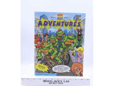 Kid's Club Adventures Booklet Vol. 4 Issue 3 TMNT 1993 Burger King