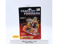 Backstreet 100% Complete W/CARDBACK & BUBBLE 1985 G1 Transformers Action Figure