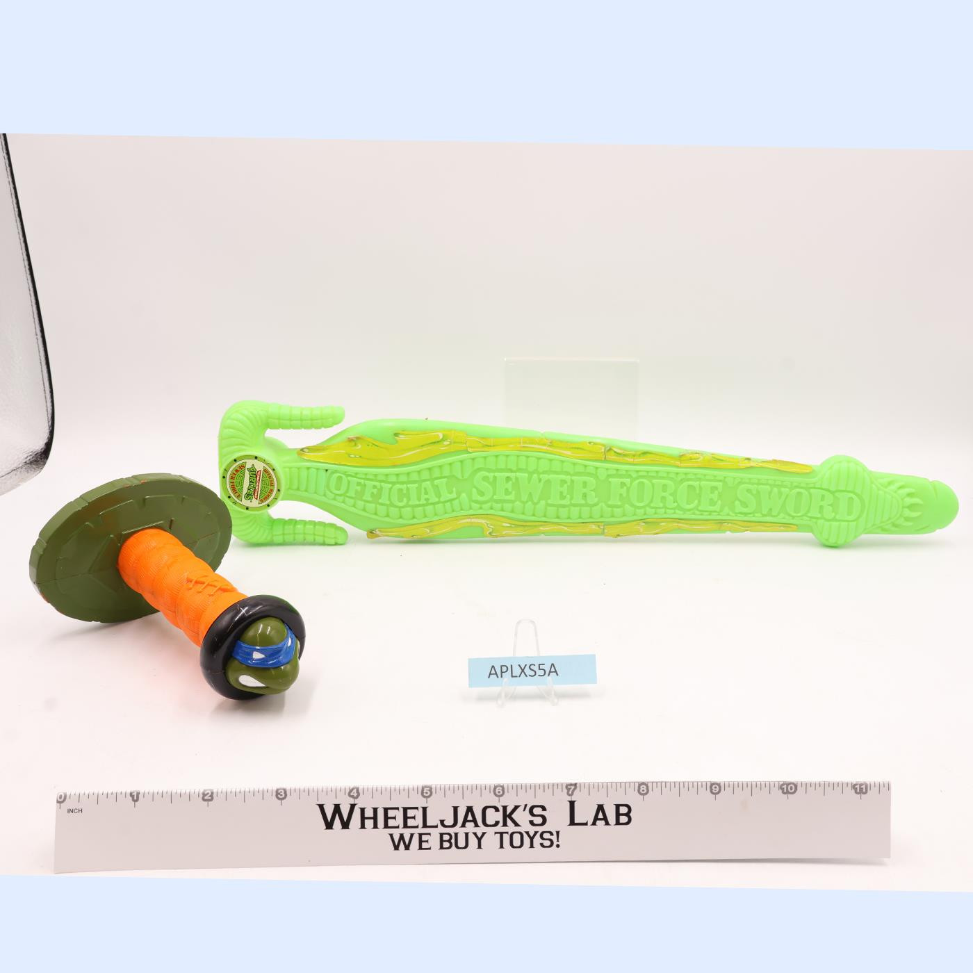 Leonardo's Sewer Force Sword Teenage Mutant Ninja Turtles TMNT 1990 Playamates