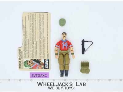 Bazooka V1 100% Complete G.I. Joe 1985 Hasbro Vintage Action Figure