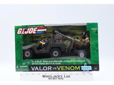 VAMP W/ Twin Battle Gun GI Joe Valor vs Venom 2004 Hasbro NEW MISB SEALED