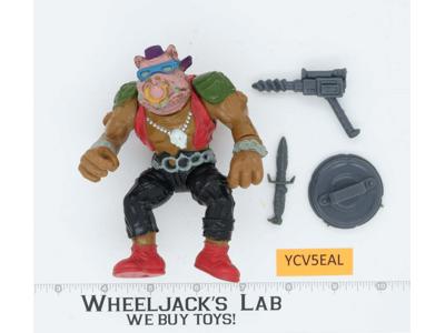 Bebop SOFT HEAD 100% Complete Teenage Mutant Ninja Turtles Playmates 1988 Figure