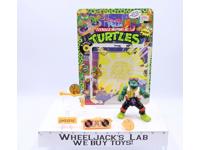 Rappin' Mike 100% Complete W/Card *UNPUNCHED* TMNT Vintage Playmates Action Fig