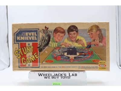 Evel Knievel Stunt Game 1974 Ideal Vintage Action Figure Playset NEW SEALED