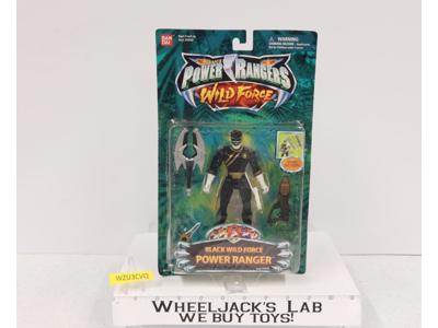 Black Ranger 100% Complete Power Rangers Wild Force 2002 Bandai Action Figure