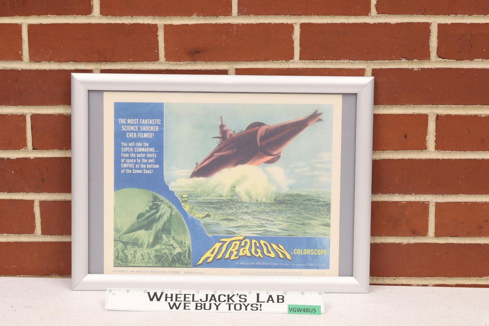 Atragon 1964 Sci-fi/Horror Movie Lobby Card Poster 11x14