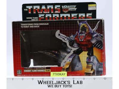 Slag 100% Complete 1985 Vintage G1 Transformers Hasbro Action Figure