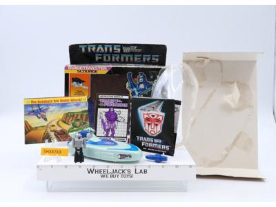 Targetmaster Scourge 100% Complete W/BOX & INSERT 1987 G1 Transformers Figure