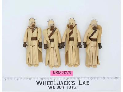 Lot of 4 Tusken Raiders Sand People Star Wars 1977 Vintage Action Figure Kenner