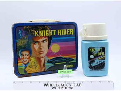 Knight Rider METAL Lunchbox W/Thermos 1983 Thermos Vintage
