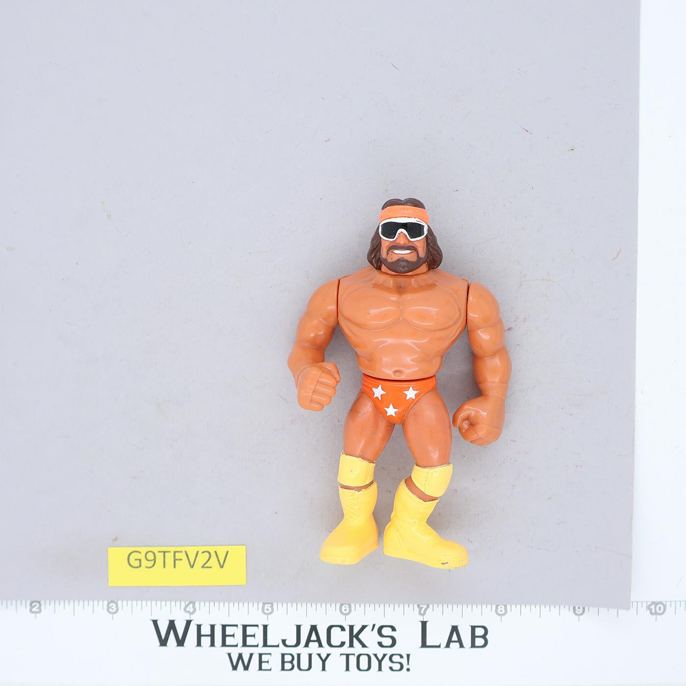 Macho Man Randy Savage 100% Complete 1990 WWF Wrestling Hasbro Vintage Figure