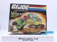 L.C.V. Recon Sled 100% Complete GI Joe 1986 Hasbro Vintage Action Figure Vehicle