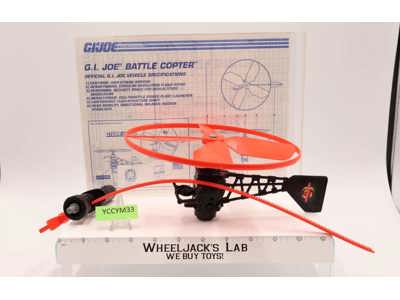 Battle Copter 100% Complete G.I. Joe 1991 Hasbro Vintage Action Figure Vehicle