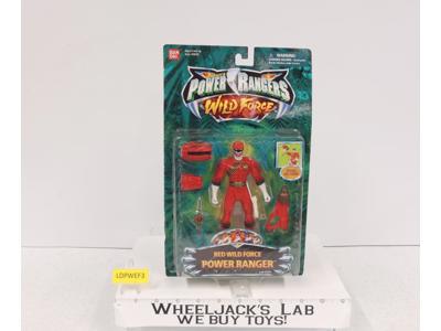 Red Ranger 100% Complete Power Rangers Wild Force 2002 Bandai Action Figure
