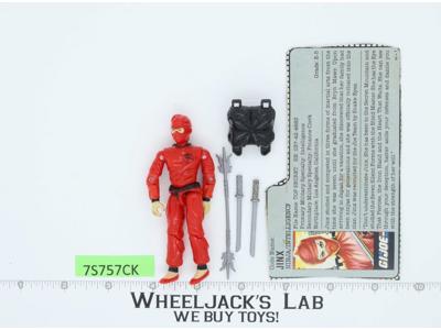 Jinx V1 100% Complete G.I. Joe 1987 Hasbro Vintage Action Figure