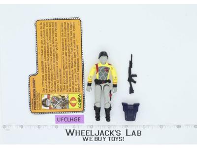 Python Crimson Guard 100% Complete G.I. Joe 1989 Hasbro Vintage Action Figure