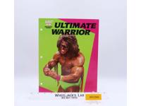 Ultimate Warrior WWF Wrestling School Pocket Folder 1990 Titan Sports