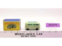 Volkswagen Camping Car 34 Lesney Matchbox Series 1960's Made In England