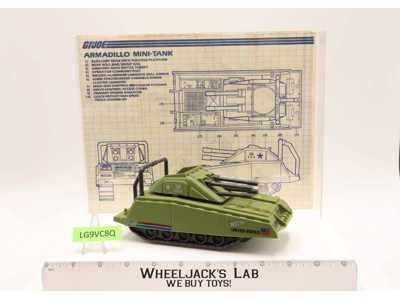 Armadillo 100% Complete GI Joe 1985 Hasbro Vintage Action Figure Vehicle