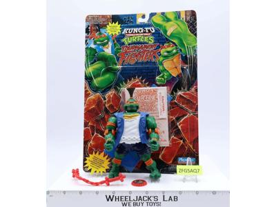 Kung-Fu Mike 100% Complete W/Card Tournament Fighters TMNT 1994 Playmates