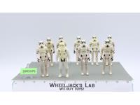 Lot of 8 Star Wars Imperial Stormtroopers + 1980s Kenner Vintage Action Figures