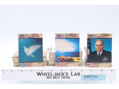 Complete Set 1-250 Desert Storm Trading Cards 1991 Topps Vintage