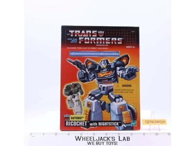 Ricochet W/ Nightstick Commemorative Series Reissue 2003 Hasbro NEW MISB SEALED