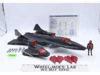 Cobra Night Raven S3P 100% Complete GI Joe 1986 Hasbro Action Figure Vehicle