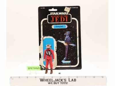 B-Wing Pilot 100% Complete 77 Back-A Star Wars ROTJ 1983 Kenner Figure NO REPRO
