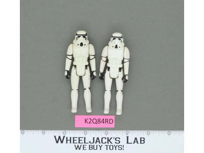 Lot of 2 Star Wars Imperial Stormtroopers 1980s Kenner Vintage Action Figures