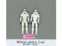 Lot of 2 Star Wars Imperial Stormtroopers 1980s Kenner Vintage Action Figures