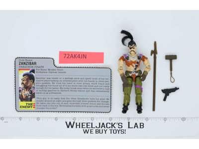 Zanzibar V1 100% Complete G.I. Joe 1987 Hasbro Vintage Action Figure