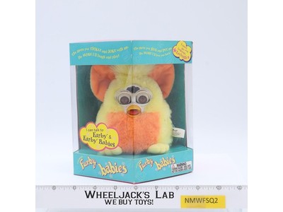 70-940 Electronic Furby Babies YELLOW/ORANGE1999 Tiger Hasbro SEALED