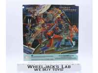 Rodimus Wreck-Gar Insert Poster Glow In The Dark 1986 G1 Transformers Vintage